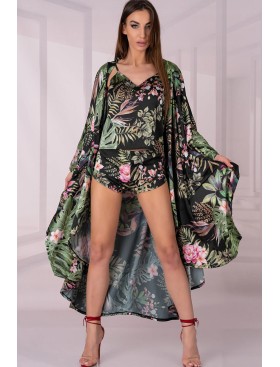 Комплект из топа и шортиков LIVIA CORSETTI LC 90656 ALEXANDRINE KOMPLET, Цвет: черный, Размеры: M, изображение 5