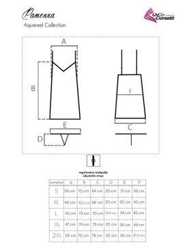 Сорочка с цветочным принтом LIVIA CORSETTI LC 90658 PAMENNA KOSZULA, Цвет: черный, Размеры: 2XL, изображение 5