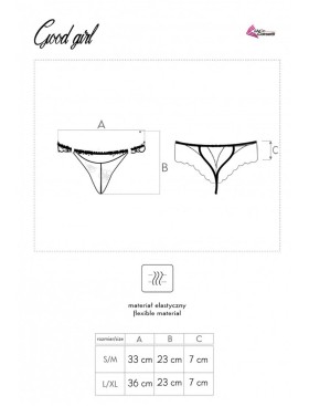 Кружевные трусики LIVIA CORSETTI LC 90676 GOOD GIRL PANTY, Цвет: черный, Размеры: S/M, изображение 4