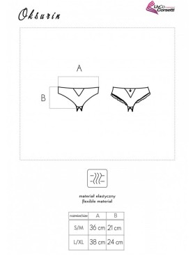 Сексуальные трусики с доступом LIVIA CORSETTI LC 90678 OKSURIN PANTY, Цвет: черный, Размеры: S/M, изображение 6