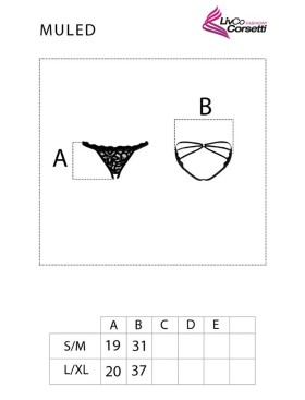 Кружевные трусики с доступом LIVIA CORSETTI LC 90681 MULED PANTY, Цвет: черный, Размеры: L/XL, изображение 4