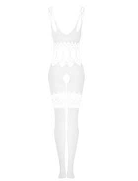 Боди-комбинезон ажурный Obsessive G 330 BODYSTOCKING, Цвет: белый, Размеры: XL/2XL, изображение 6