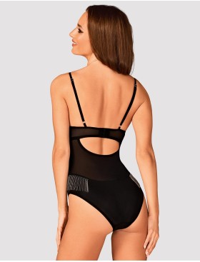 Соблазнительное боди Obsessive MILLADIS TEDDY, Цвет: черный, Размеры: XL/2XL, изображение 3