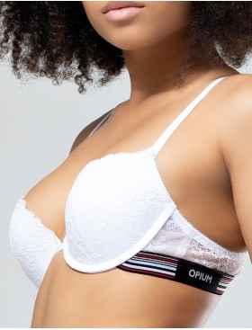 Бюстгальтер пуш-ап Opium B-17 WHITE, Цвет: белый, Размеры: 70B