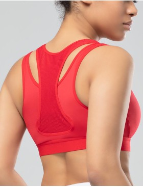 Cпортивный топ Opium BF-10 красный, Цвет: красный, Размеры: 70B, изображение 3