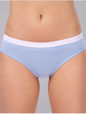 Хлопковые трусы слипы Opium T-7 BLUE, Цвет: голубой, Размеры: S