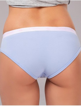 Хлопковые трусы слипы Opium T-7 BLUE, Цвет: голубой, Размеры: S, изображение 2