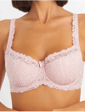 Бюстгальтер балконет Simona M 608 лотос, Цвет: лотос, Размеры: 90B