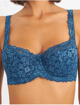 Бюстгальтер балконет Simona M 608 топаз, Цвет: топаз, Размеры: 90B