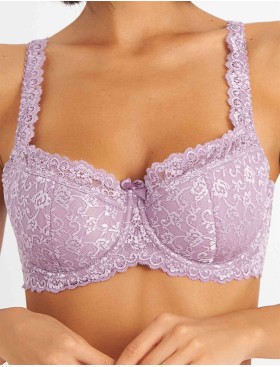 Бюстгальтер балконет Simona M 608 туман, Цвет: туман, Размеры: 90B