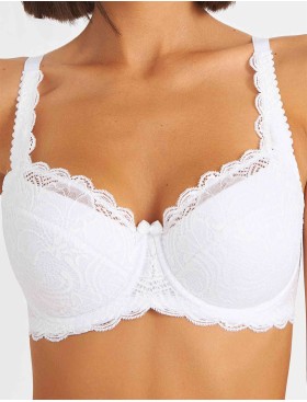 Бюстгальтер на сшивном поролоне Simona M 802/24 белый, Цвет: белый, Размеры: 75H