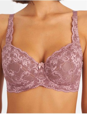 Бюстгальтер на сшивном поролоне Simona M 802 кофейно-розовый, Цвет: кофейно-розовый, Размеры: 75H