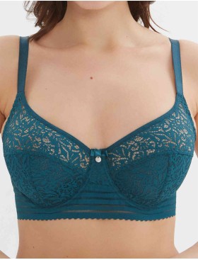 Мягкий бюстгальтер с широким поясом VOVA PAOLA V48411 атлантическая глубина, Цвет: атлантическая глубин, Размеры: 90D