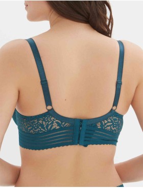 Мягкий бюстгальтер с широким поясом VOVA PAOLA V48411 атлантическая глубина, Цвет: атлантическая глубин, Размеры: 90D, изображение 3