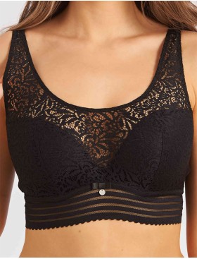 Бюстгальтер бралетт VOVA PAOLA V48412 черный, Цвет: черный, Размеры: 80C