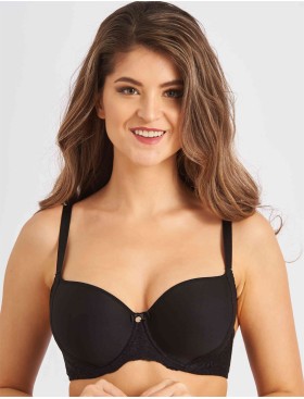 Бюстгальтер спейсер VOVA PAOLA V48424 черный, Цвет: черный, Размеры: 90F, изображение 3