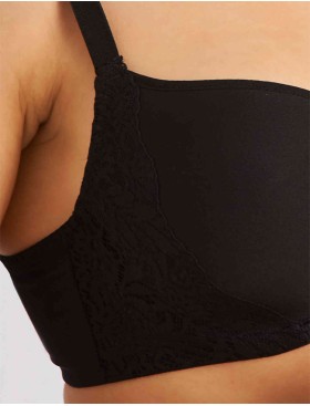 Бюстгальтер спейсер VOVA PAOLA V48424 черный, Цвет: черный, Размеры: 90F, изображение 4