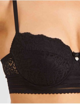 Бюстгальтер балконет пуш-ап VOVA PAOLA V48430 черный, Цвет: черный, Размеры: 75B, изображение 4