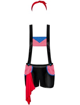 Ролевой костюм ремонтницы Obsessive SERVICEGIRL, Цвет: черный, Размеры: S/M, изображение 3