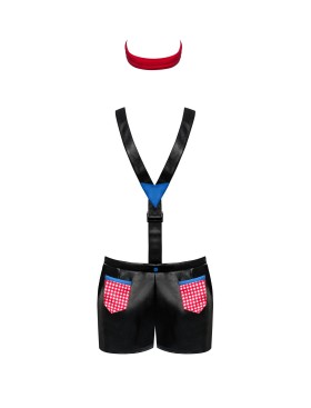 Ролевой костюм ремонтницы Obsessive SERVICEGIRL, Цвет: черный, Размеры: S/M, изображение 4