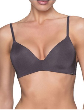 Гладкий бюстгальтер без косточек Amelie MILLA 2018 слива new, Цвет: слива, Размеры: 65C