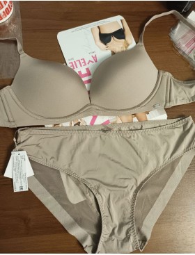 Бескаркасный бюстгальтер пуш-ап Amelie MILLA 2019 капучино new, Цвет: капучино, Размеры: 65A, изображение 8