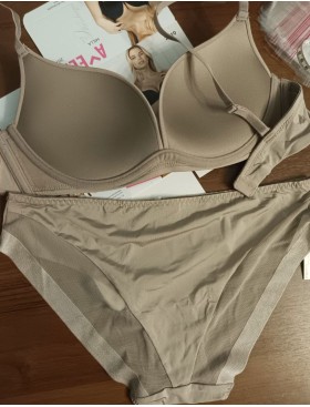 Бескаркасный бюстгальтер пуш-ап Amelie MILLA 2019 капучино new, Цвет: капучино, Размеры: 65A, изображение 9