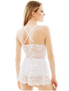 Кружевной комплект шорты и топ Anais ARIANNA SET, Цвет: белый, Размеры: S/M, изображение 2