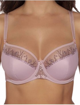 Полумягкий бюстгальтер на полную грудь Ava 2021 PU античная роза, Цвет: античная роза, Размеры: 90C