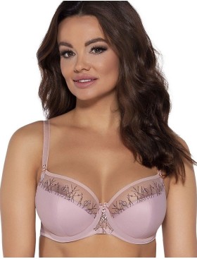 Полумягкий бюстгальтер на полную грудь Ava 2021 PU античная роза, Цвет: античная роза, Размеры: 90C, изображение 3