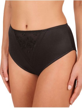 Трусы слипы из микрофибры Felina 1355 SWISS BRODERIE черный, Цвет: черный, Размеры: M