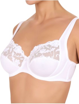 Мягкий бюстгальтер с подкроем Felina 519 MOMENTS белый, Цвет: белый, Размеры: 115D, изображение 2