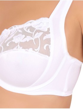 Мягкий бюстгальтер с подкроем Felina 519 MOMENTS белый, Цвет: белый, Размеры: 115D, изображение 4