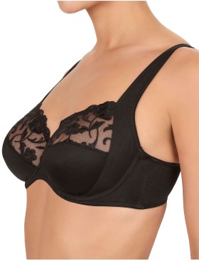 Мягкий бюстгальтер с подкроем Felina 519 MOMENTS черный, Цвет: черный, Размеры: 115G, изображение 2