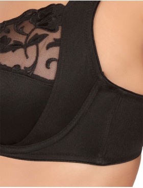 Мягкий бюстгальтер с подкроем Felina 519 MOMENTS черный, Цвет: черный, Размеры: 115G, изображение 6