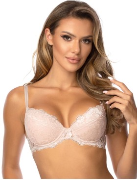 Кружевной бюстгальтер пуш-ап Orhideja 116-208 цветочно-розовый, Цвет: цветочно-розовый, Размеры: 75D, изображение 3