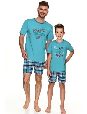 Хлопковая пижама для мальчиков Taro IVAN 2746-2747-02, Цвет: голубой, Размеры: 86, изображение 2