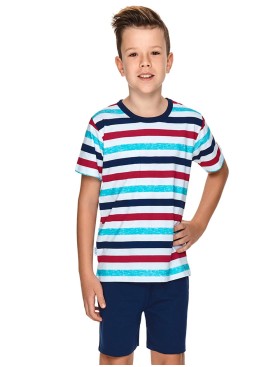 Пижама для мальчика Taro LUKA 2744-2745-02, Цвет: темно-синий, Размеры: 98