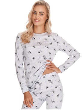Женская пижама из хлопка Taro SERENA 2777-02, Цвет: серый, Размеры: S