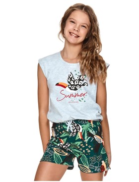 Пижама для девочки-подростка Taro SONIA 2676-01, Цвет: серый, Размеры: 146