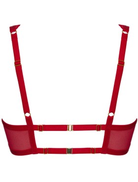 Кружевной бюстгальтер на монокаркасе Alles BEVERLY M BRALETTE красный, Цвет: красный, Размеры: 65C, изображение 9