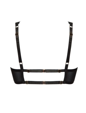 Кружевной бюстгальтер на монокаркасе Alles BEVERLY M BRALETTE черный, Цвет: черный, Размеры: 70C, изображение 9