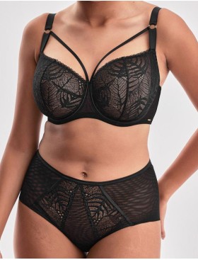 Кружевной бюстгальтер балконет Alles BEVERLY M черный, Цвет: черный, Размеры: 70I, изображение 2