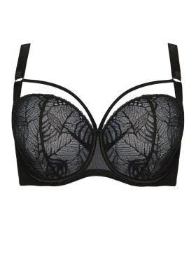 Кружевной бюстгальтер балконет Alles BEVERLY M черный, Цвет: черный, Размеры: 70I, изображение 9