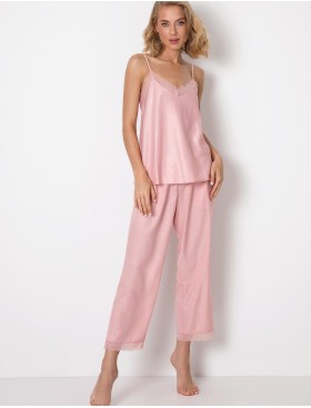 Пижама топ и штаны Aruelle NOELLE, Цвет: светло-розовый, Размеры: 2XL, изображение 2