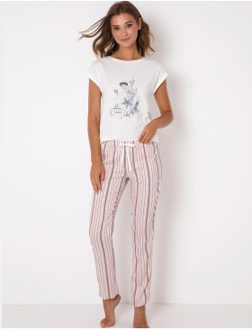 Пижама женская со штанами Aruelle SCARLETTE, Цвет: мульти, Размеры: XS, изображение 2