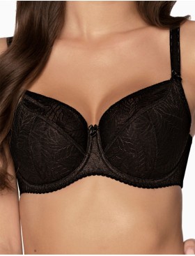 Бюстгальтер полумягкий Gaia 594 SANDY PU черный, Цвет: черный, Размеры: 70I