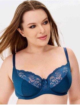 Бюстгальтер мягкий Milavitsa 102830 / 112830 cиний топаз, Цвет: cиний топаз, Размеры: 75E, изображение 5