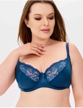 Бюстгальтер мягкий Milavitsa 102830 / 112830 cиний топаз, Цвет: cиний топаз, Размеры: 75E, изображение 3