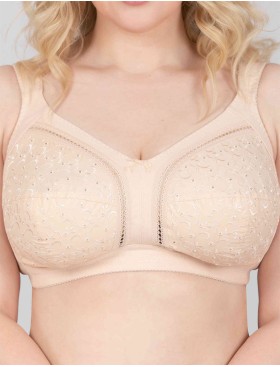 Мягкий хлопковый бюстгальтер без косточек Milavitsa 108180 / 118180 нюд, Цвет: нюд, Размеры: 80I